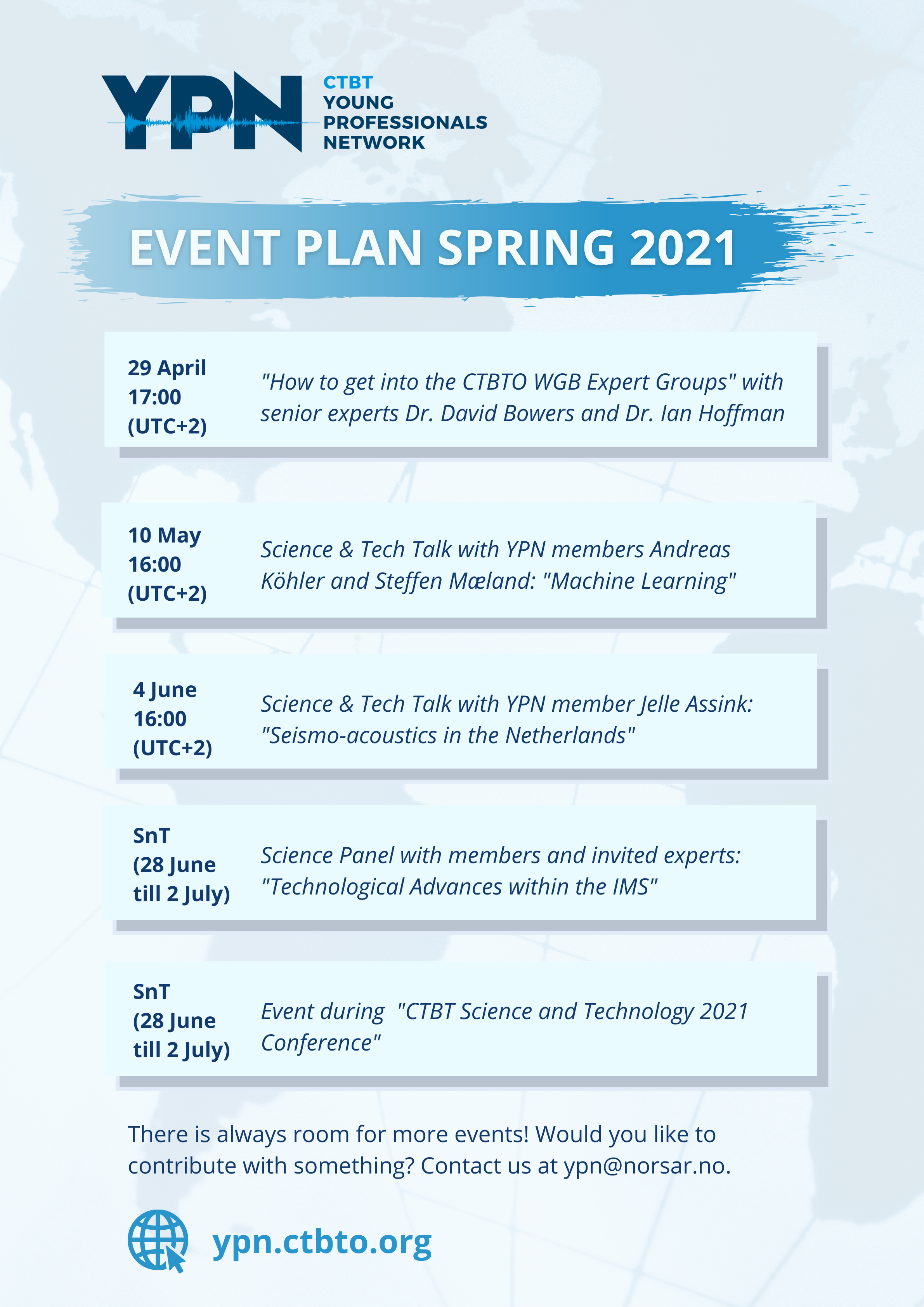 Event Plan Spring 2021